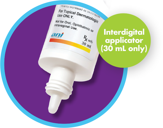 Interdigital applicator (30 mL only)