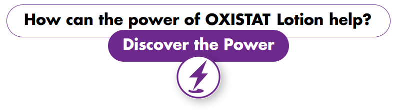 How can the power of OXISTAT Lotion help?